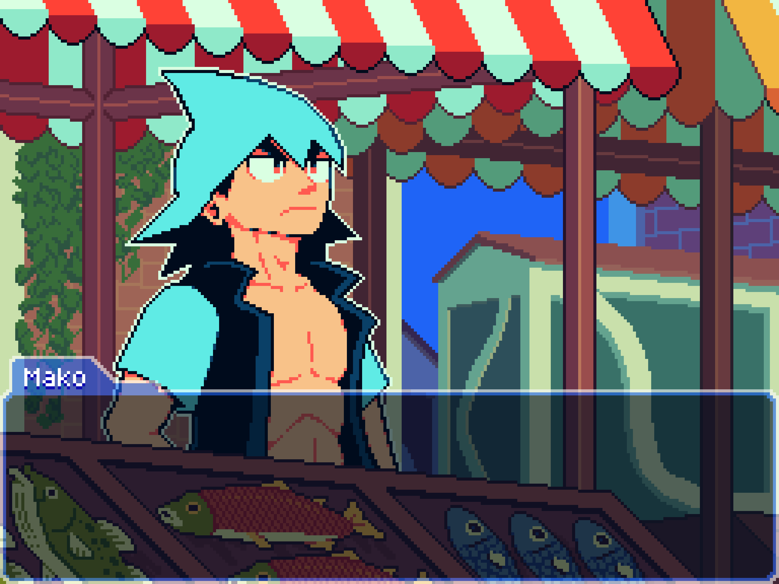 Visual Novel Mockup